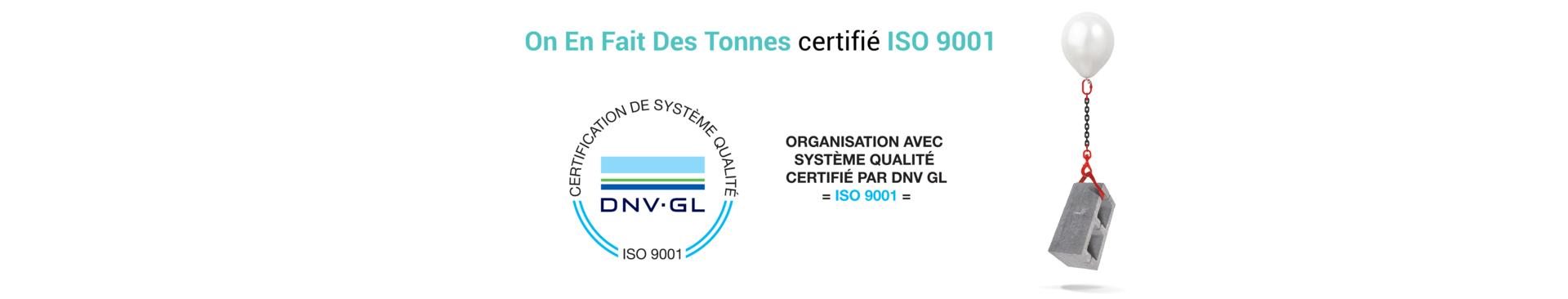 On en fait des tonnes obtient la certification ISO 9001