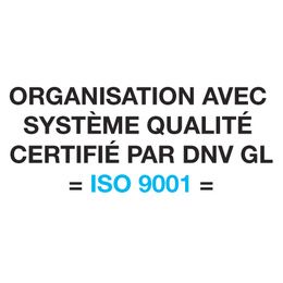 organisation avec systeme qualite certifie par dnv gl iso 9001