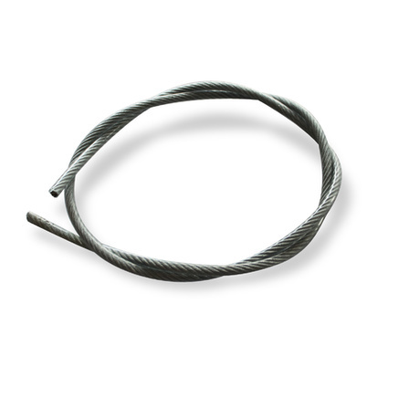 Câble galva 7x19 enrobé PVC cristal 4-6mm CRM 1260kg bobine de 50m - Cable  acier gainé - cable galva -  - On en fait des Tonnes -  Vente de Matériel de