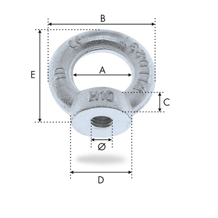 Manille lyre inox 316 ø 10mm CMU 500 kg - Accessoire pour cable - fixation  et décoration -  - On en fait des Tonnes - Vente de  Matériel de levage et d'arrimage