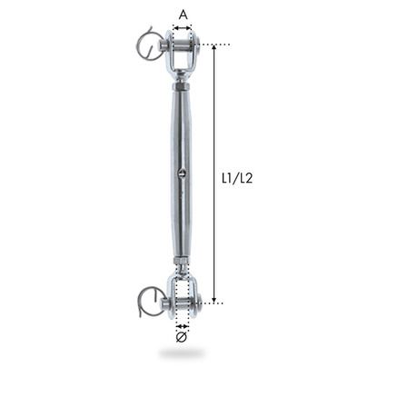 Griffe raccourcisseur inox