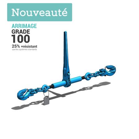 Tendeur de câble inox, STANDERS, Diam.2 x L.50 x l.9 mm