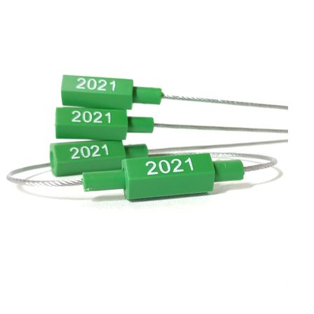 Clip de controle 2021 vert pour elingue de levage