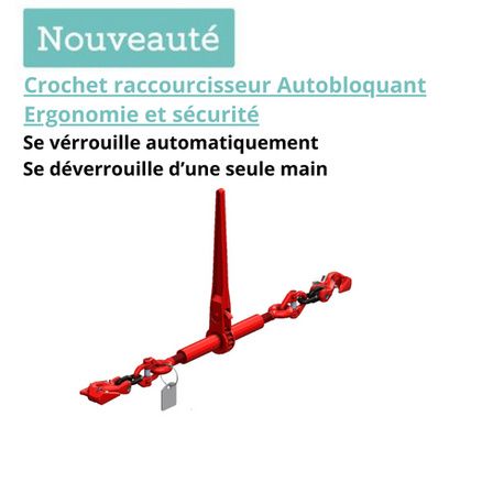 Sangle d'arrimage avec tendeur à cliquet - TMU 1000 kg 